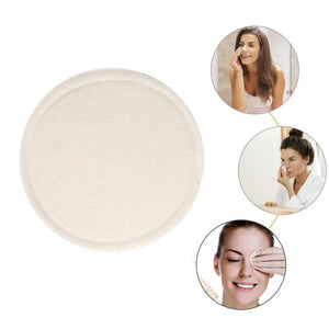 12Pcs Makeup Remover Pads Reusable Cotton Pads Make Up Facial Remover Bamboo Fiber Facial Skin Care Nursing Pads Skin Cleaning - Hye Beauty