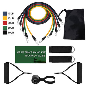 Resistance Bands Pull Rope Sport Set Expander Yoga Exercise Fitness Rubber Tubes Band Stretch Training Home Gyms Workout Elastic - Hye Beauty